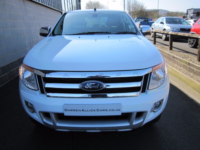 Ford Ranger Pick Up Double Cab Limited 2.2 TDCi 150 4WD - FULL LEATHER - SPORTS BARS - FSH Pick Up Diesel White